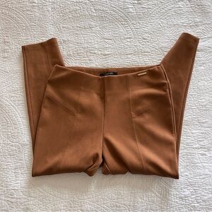Marc New York Andrew Marc Faux Suede Leggings Womens Large Brown